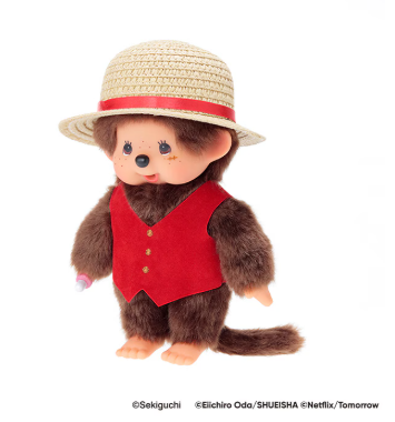 新品 モンチッチ×ルフィ Sサイズ ONEPIECE ぬいぐるみ Netflix レア！正規品！即日発送】モンチッチ×NETFLIX ONE PIECE Season 2