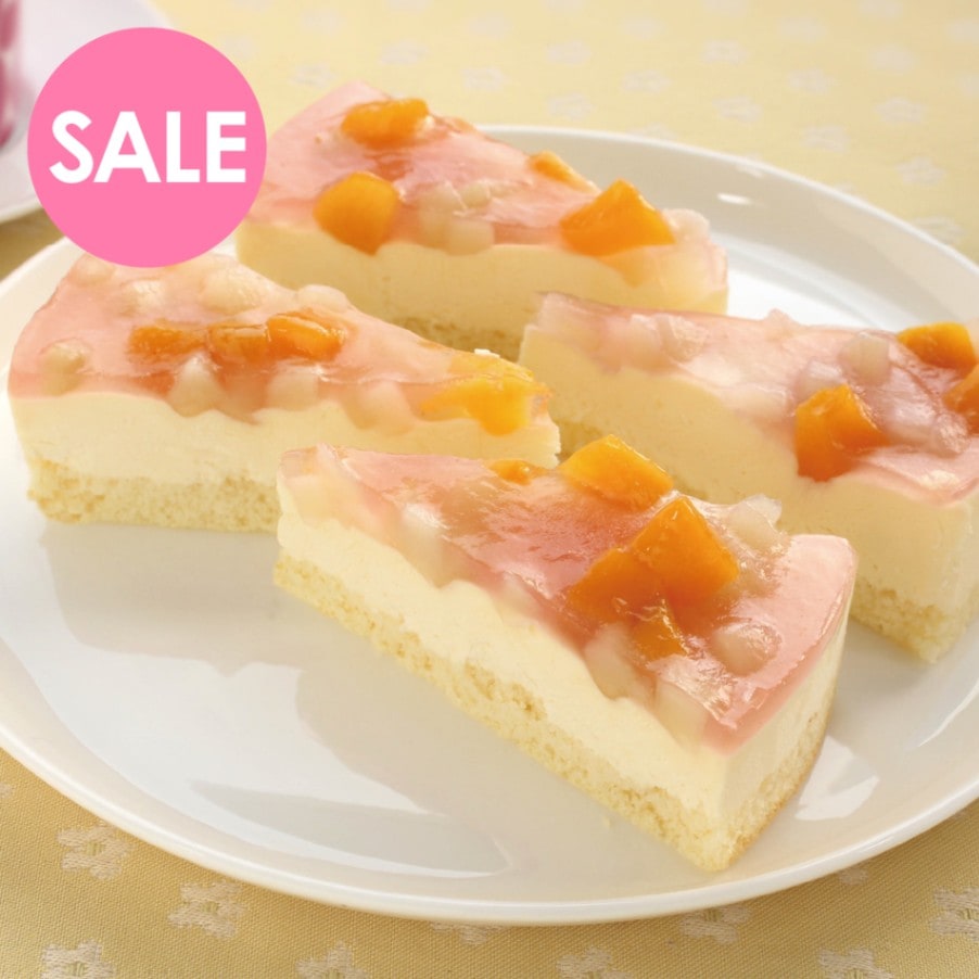【週末限定セール】ピーチレアチーズケーキ