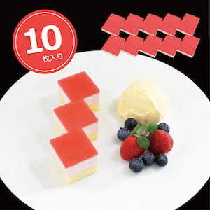 シートケーキ35 ストロベリー 10枚/1ケース 業務用シートケーキ