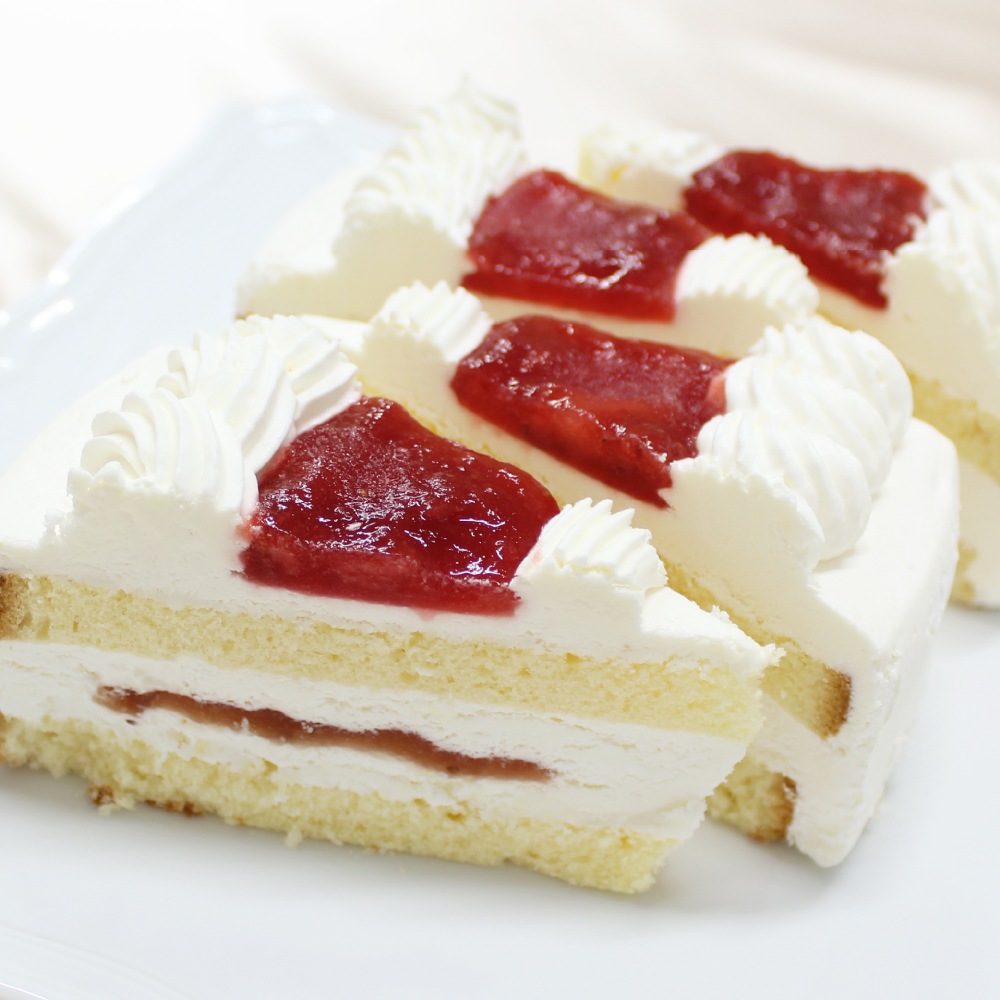 いちごのショートケーキ　1箱4切入×12箱　業務用カットケーキ