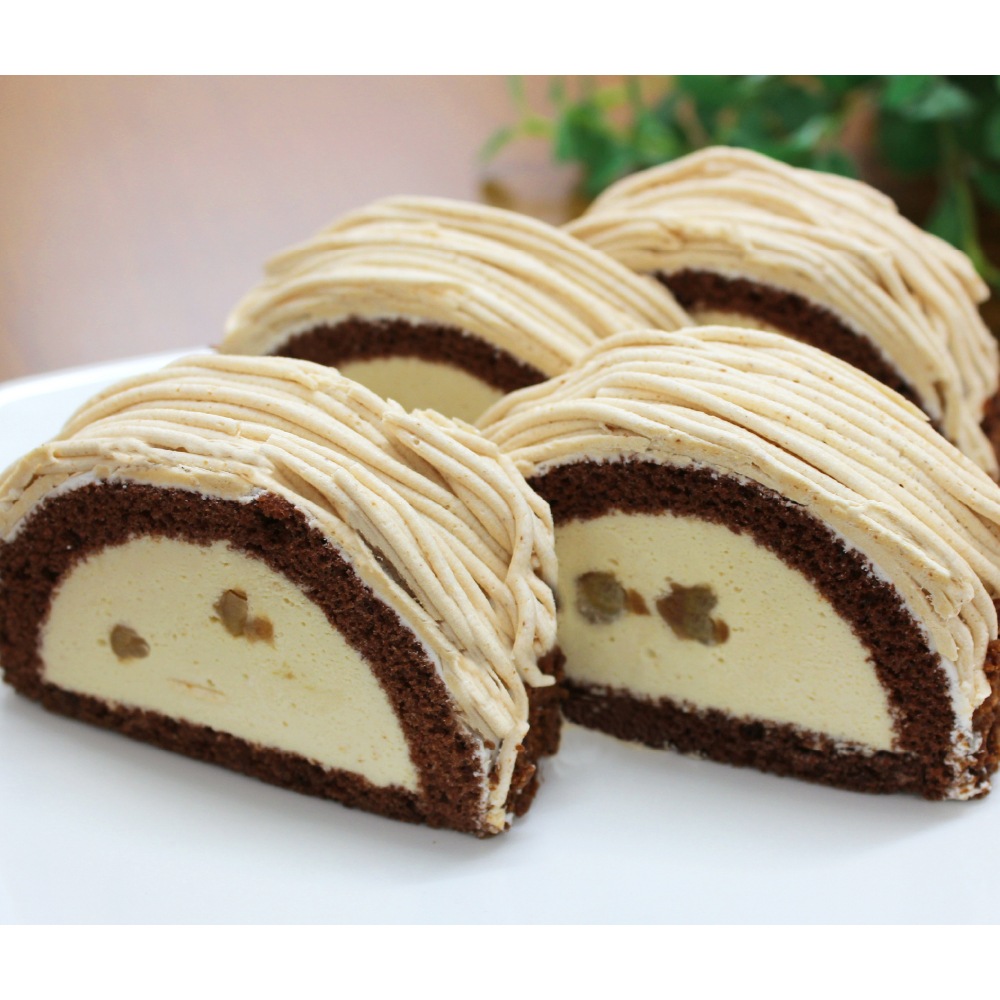 ガトーマロン　1箱4切入×12箱　業務用カットケーキ