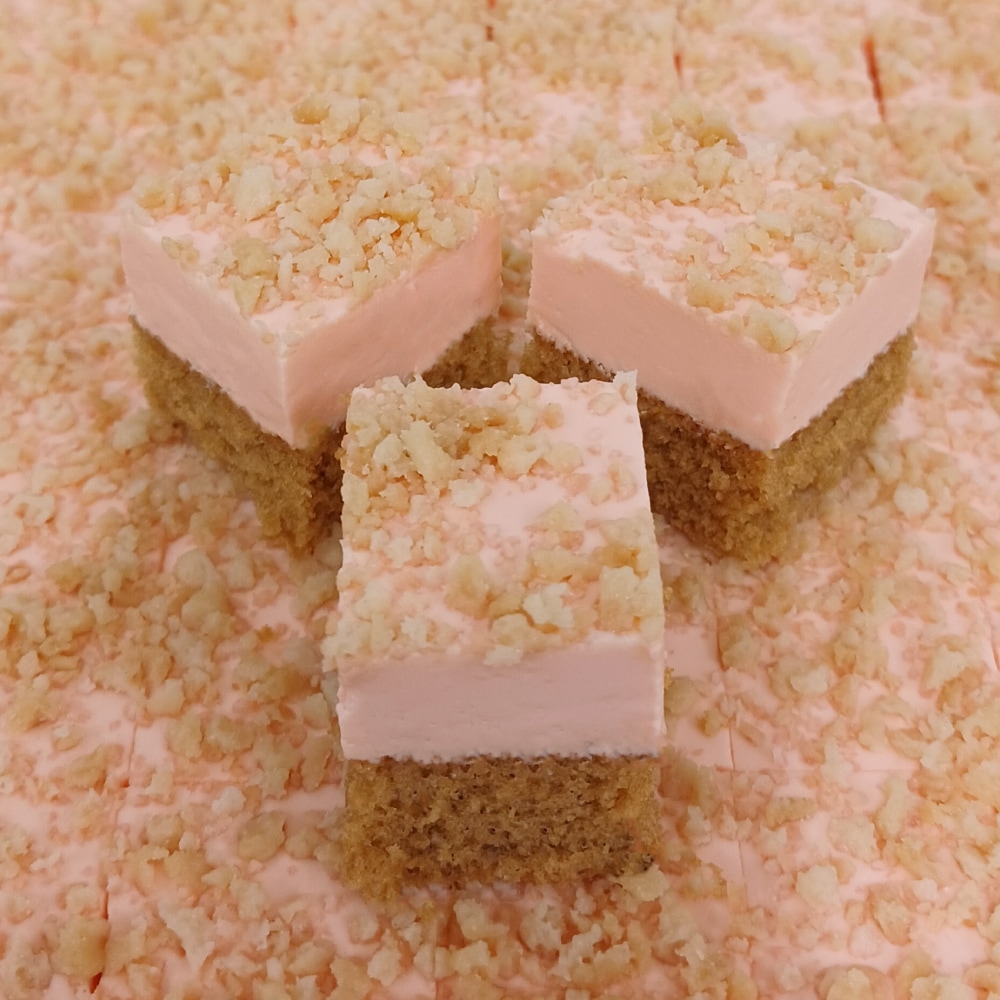 シート70 とろっと!プリンムース いちご味 10枚/1ケース 業務用シートケーキ