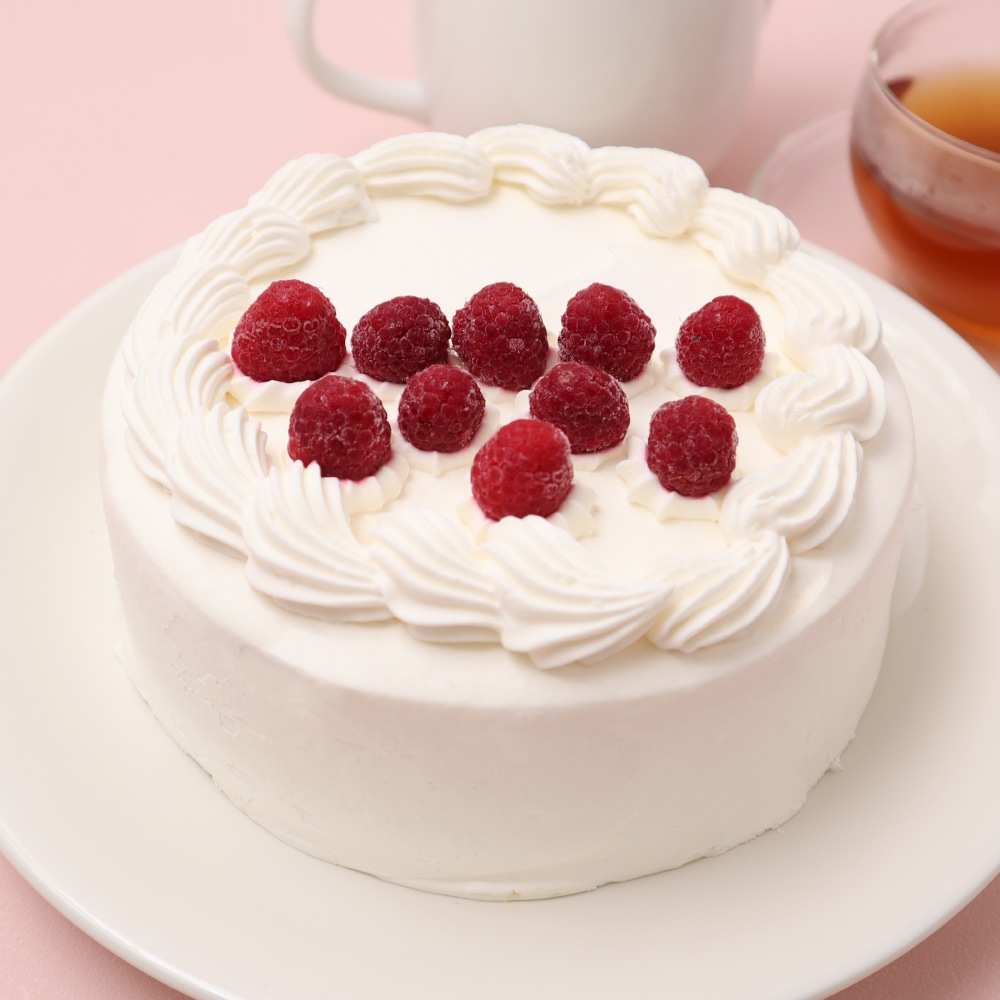 アニバーサリーケーキ5号 ロウソクつき　6台　業務用ホールケーキ