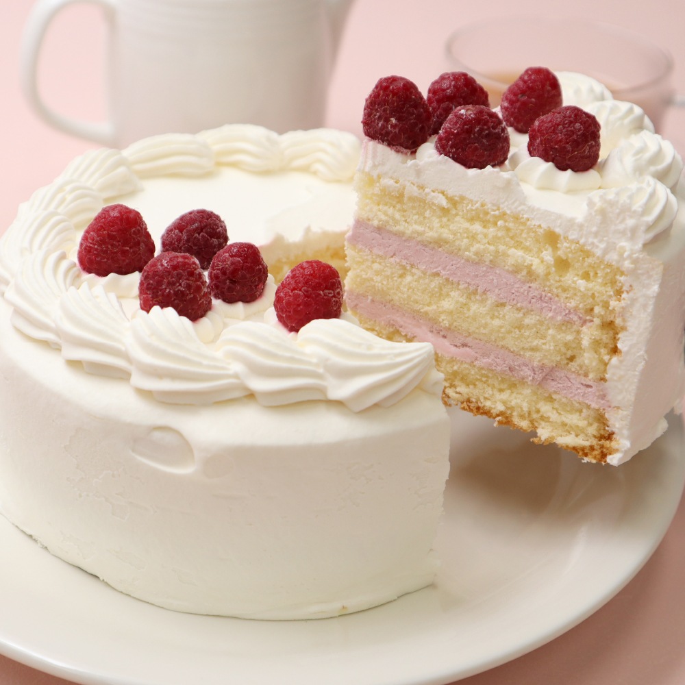 アニバーサリーケーキ5号 ロウソクつき　6台　業務用ホールケーキ