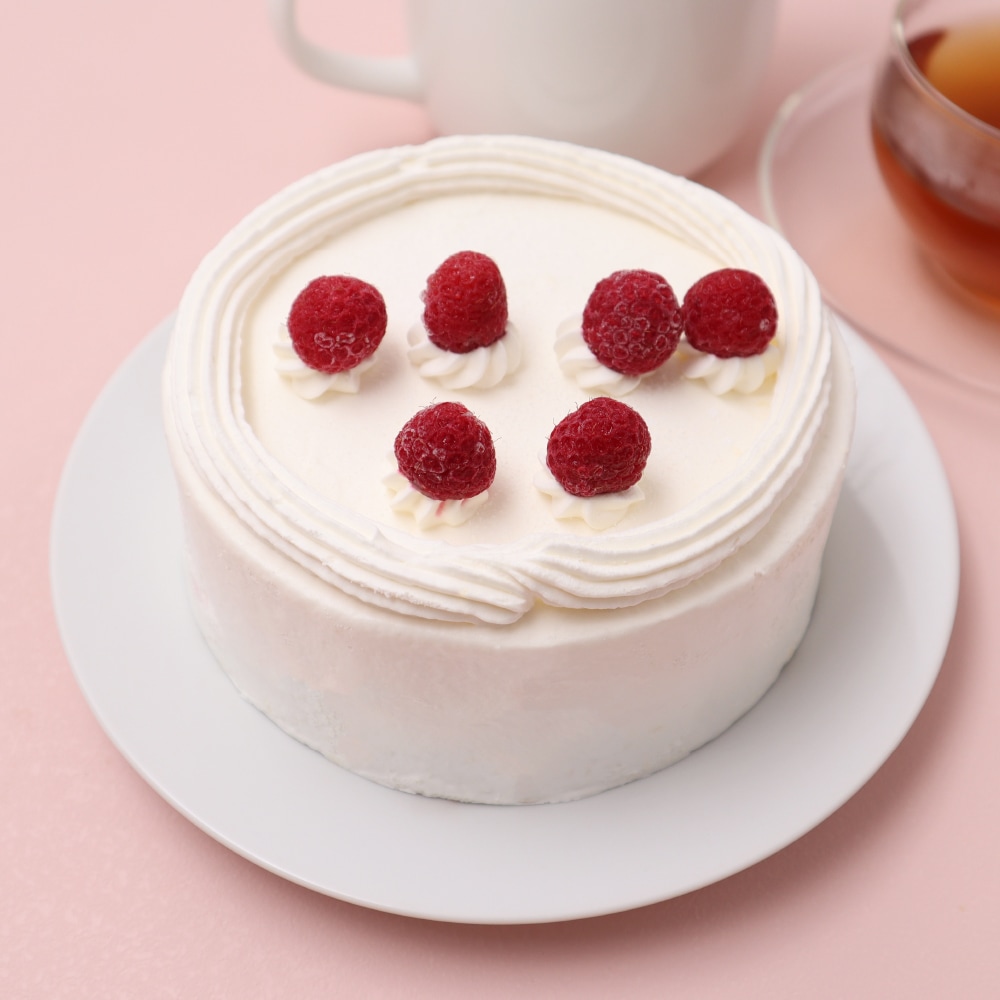 アニバーサリーケーキ4号 ロウソクつき 12台 業務用ホールケーキ