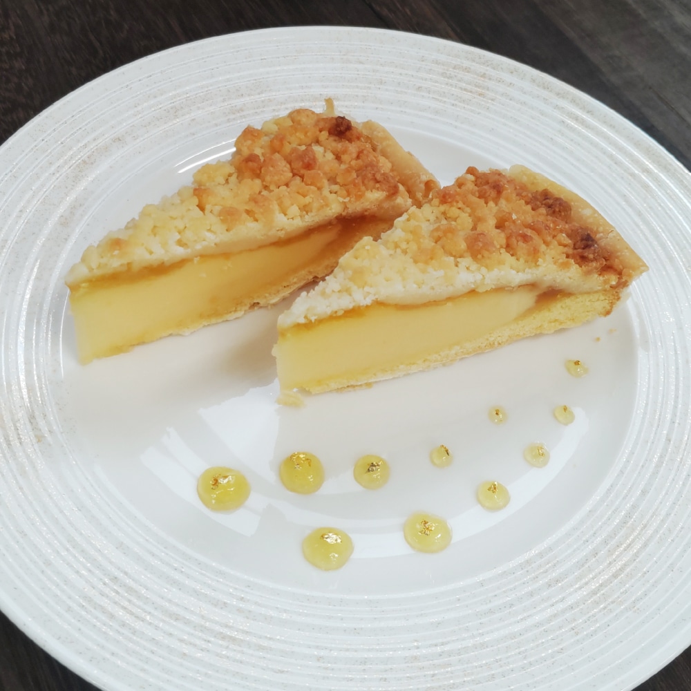 瀬戸内産レモンのカスタードパイ 1箱2切入×24箱 業務用カットケーキ