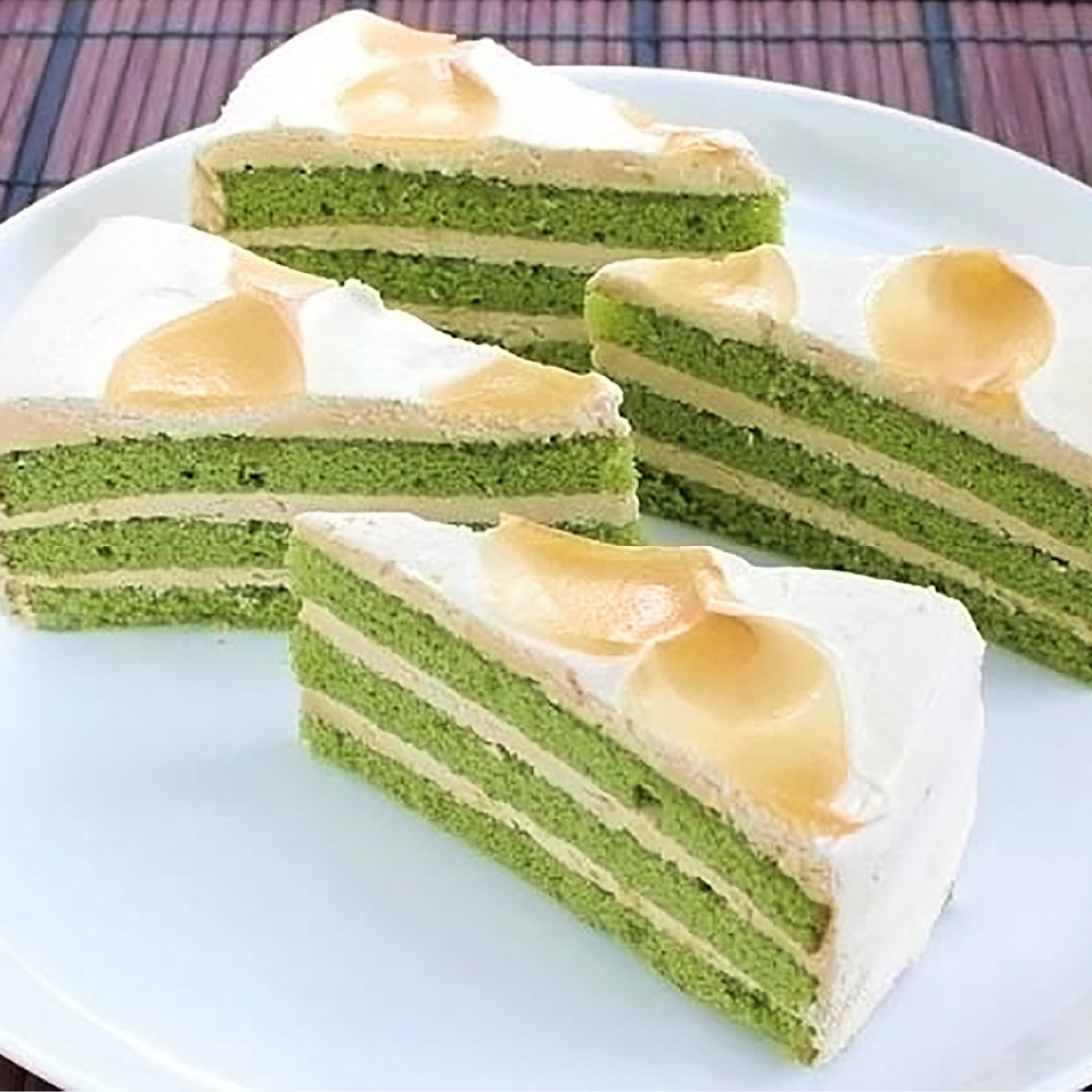 ドルチェ・黒みつ抹茶 1箱4切入×12箱 業務用カットケーキ