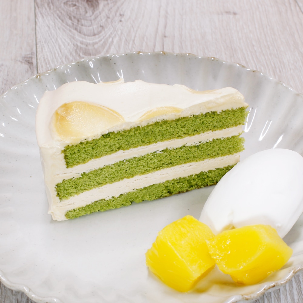 ドルチェ・黒みつ抹茶 1箱4切入×12箱 業務用カットケーキ