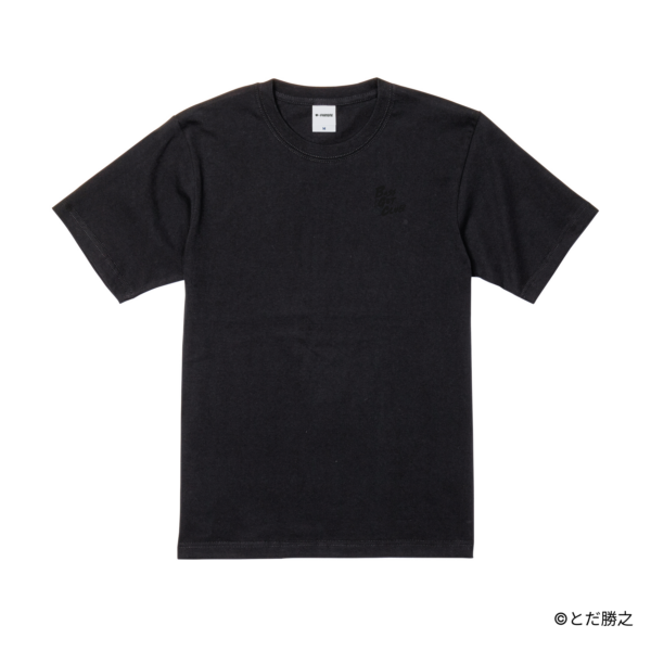 Mr.釣りどれん/刺繍ロゴTシャツ(BASS NO GET CLUBロゴ)/ブラック