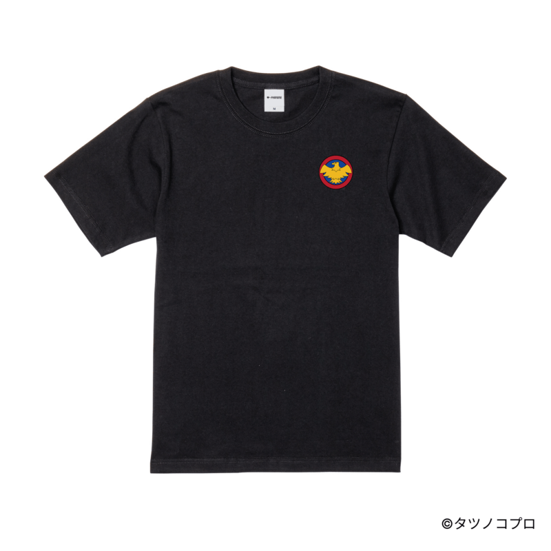 未来警察ウラシマン/刺繍ロゴTシャツ(機動メカ分署)/ブラック