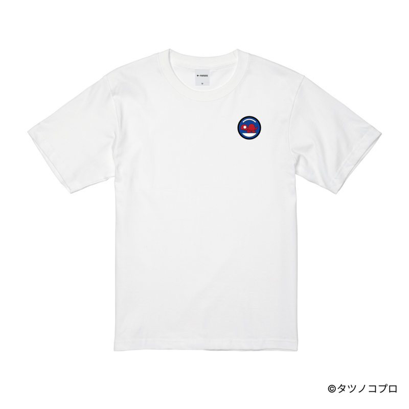 未来警察ウラシマン/刺繍ロゴTシャツ(ジャケットワッペン)/ホワイト