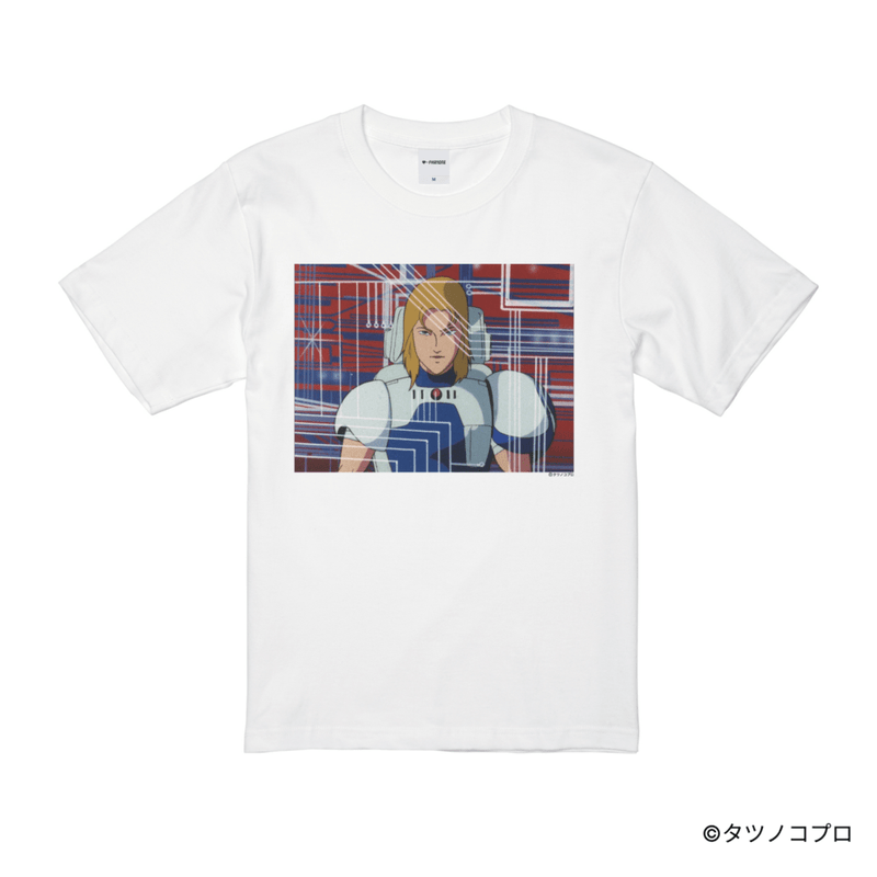 未来警察ウラシマン/プリントシーンTシャツ(クロード)/ホワイト