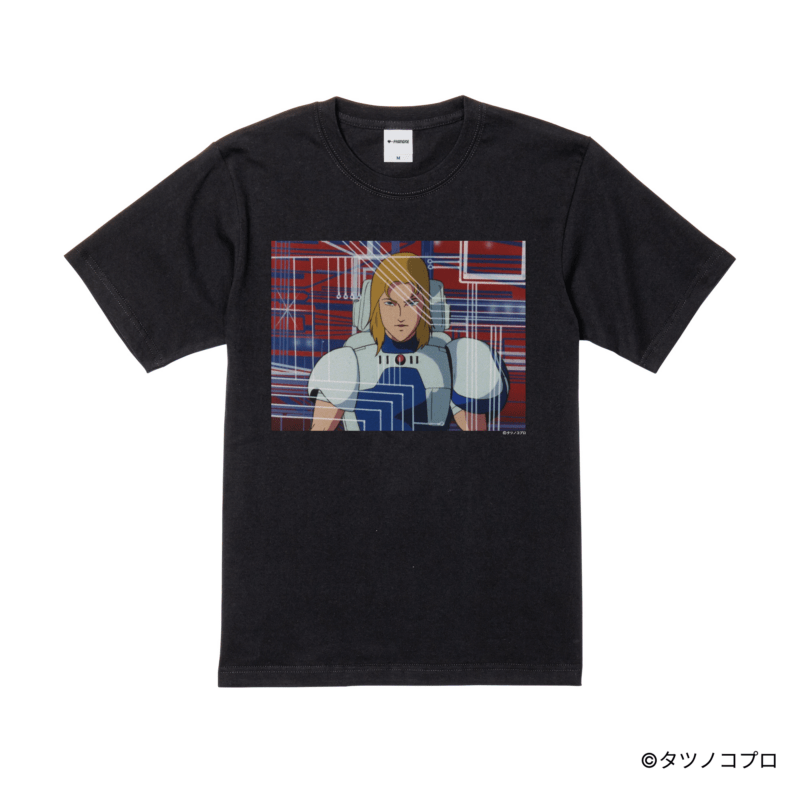 未来警察ウラシマン/プリントシーンTシャツ(クロード)/ブラック