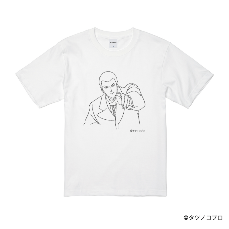 未来警察ウラシマン/プリントドローイングTシャツ(ルードビッヒ)/ホワイト