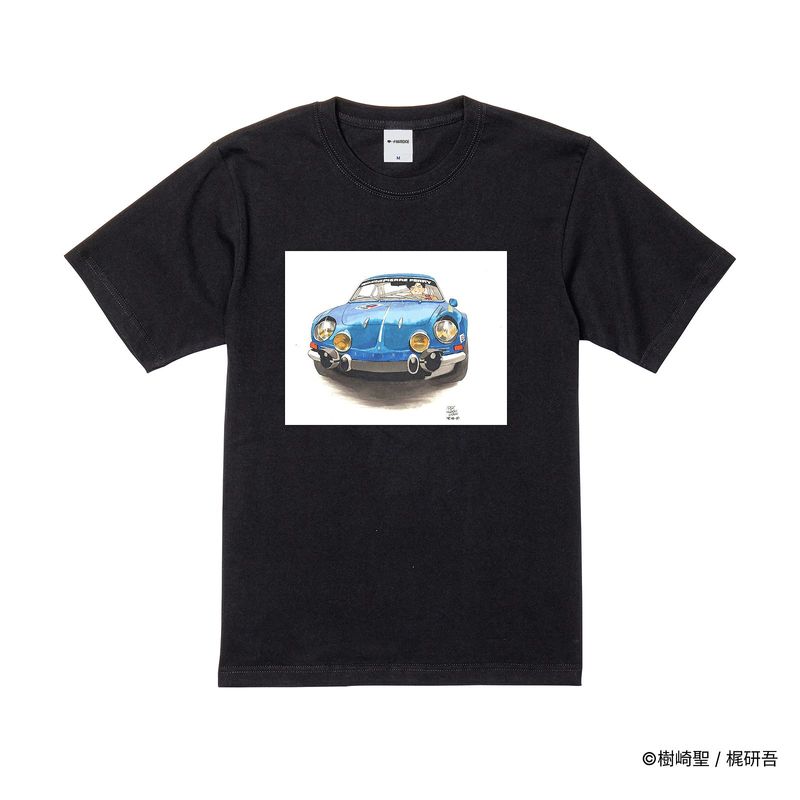 交通事故鑑定人 環倫一郎/プリントカラーTシャツ(ベルリネット)/ブラック