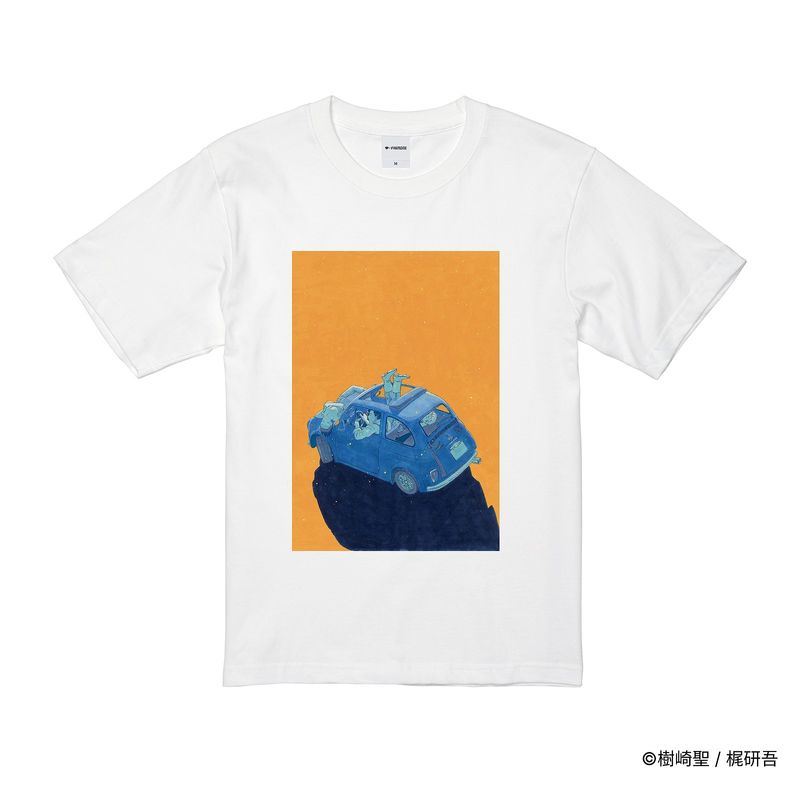 交通事故鑑定人 環倫一郎/プリントカラーTシャツ(9巻本扉)/ホワイト