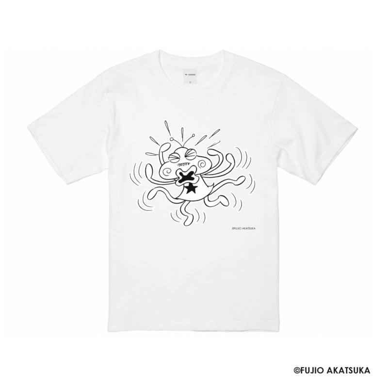 赤塚不二夫/宇宙人Tシャツ/ホワイト