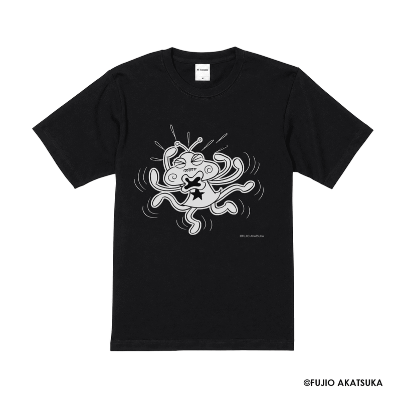 赤塚不二夫/宇宙人Tシャツ/ブラック