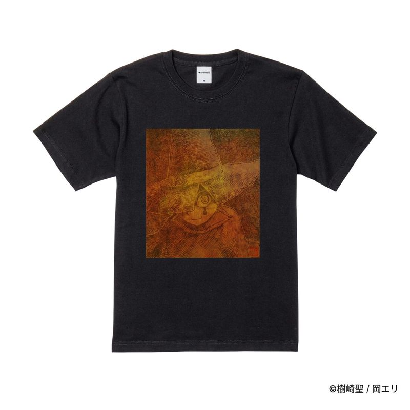 ZOMBIEMEN/プリントカラーTシャツ(ショボクロ)/ブラック