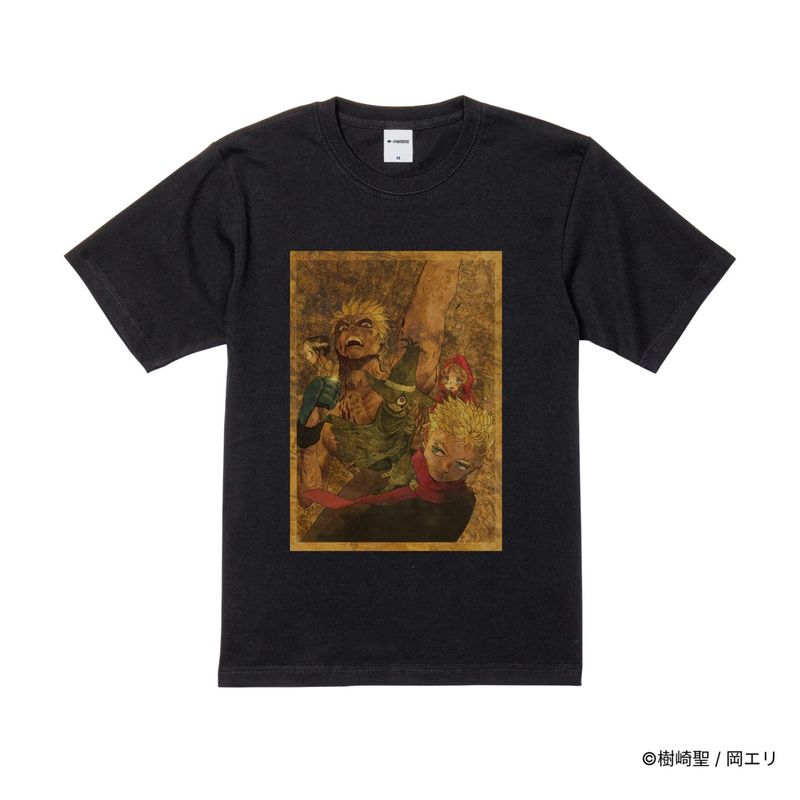 ZOMBIEMEN/プリントカラーTシャツ(完全版カバー)/ブラック