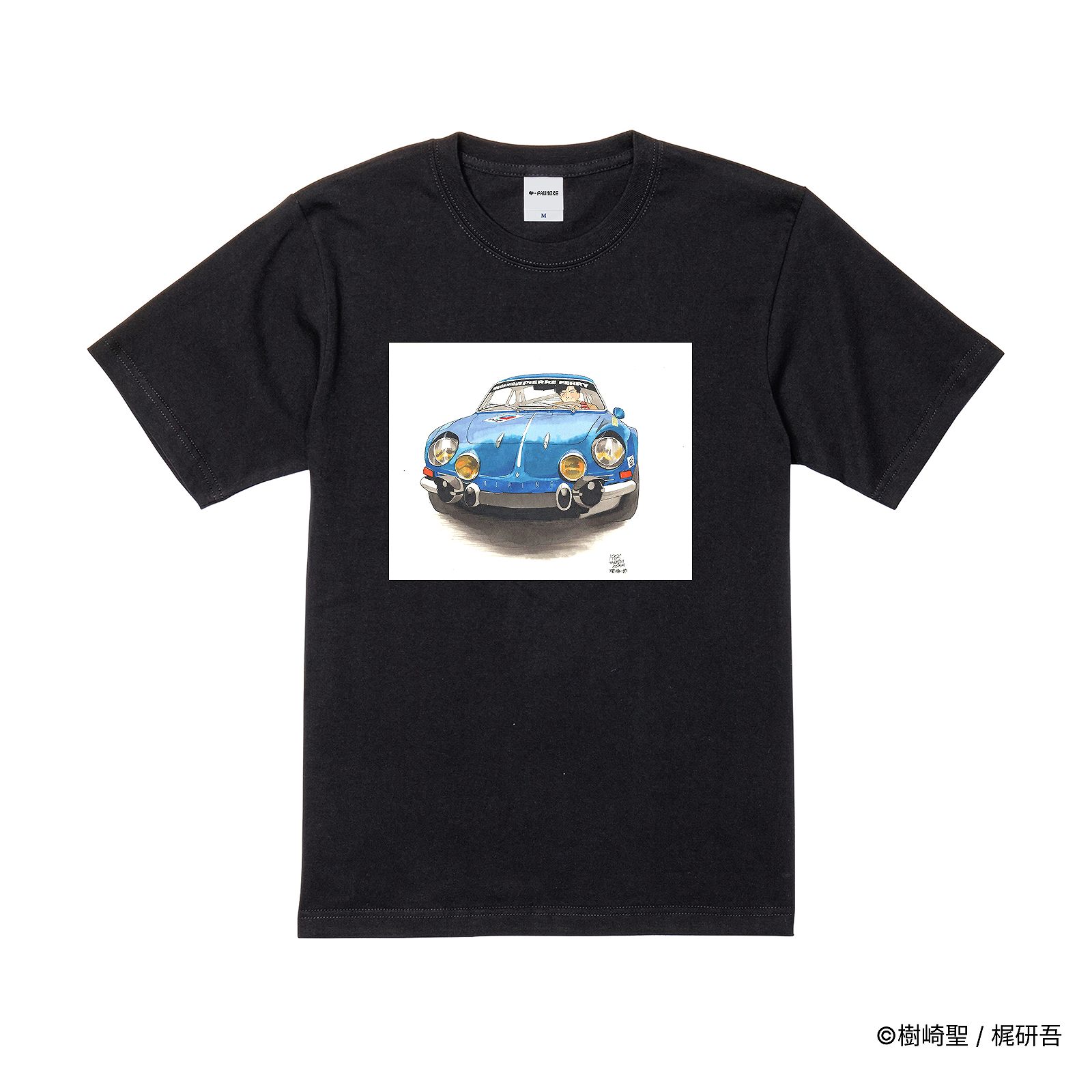 交通事故鑑定人 環倫一郎/プリントカラーTシャツ(ベルリネット)/ブラック