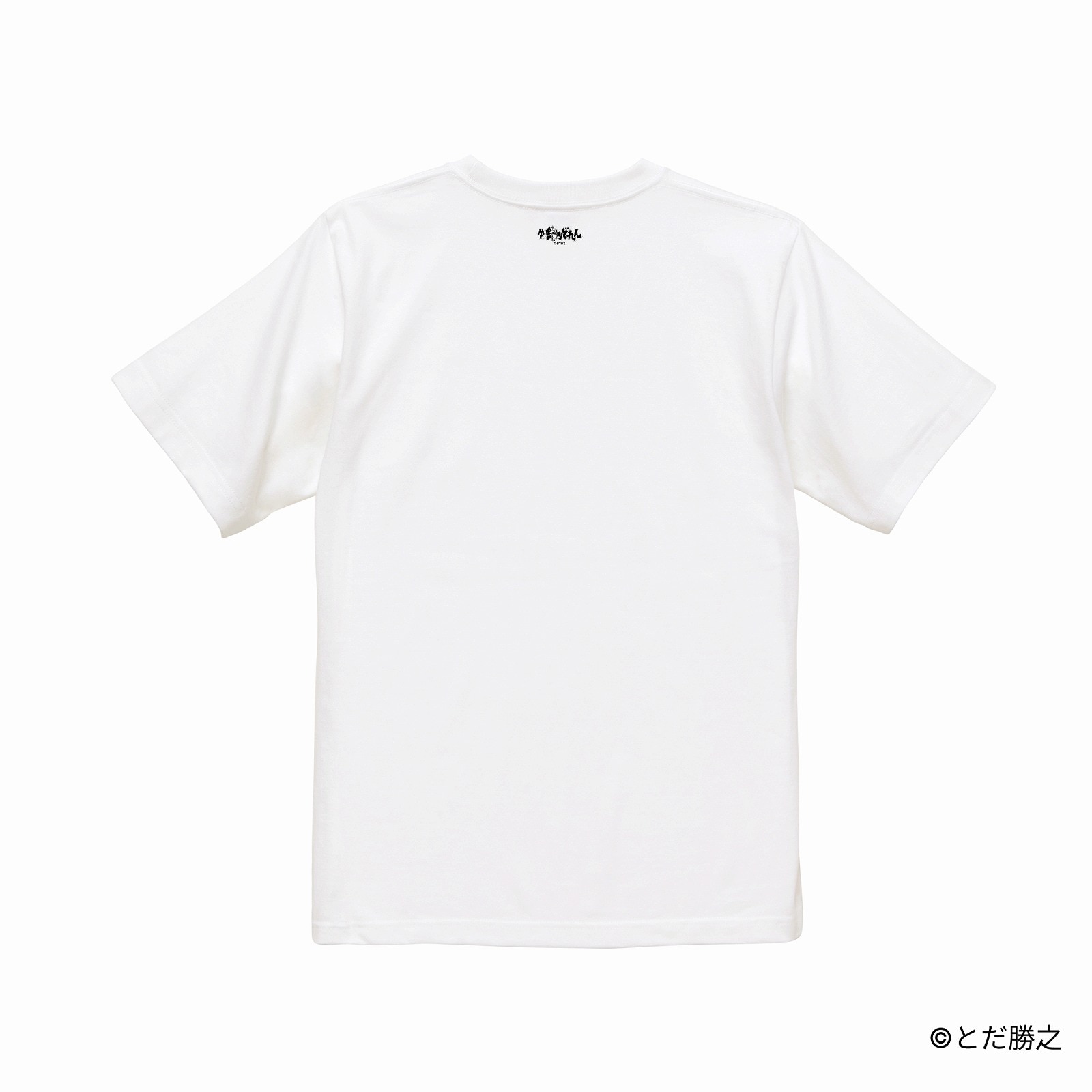 Mr.釣りどれん/刺繍ロゴTシャツ(BASS GET CLUBロゴ)/ホワイト