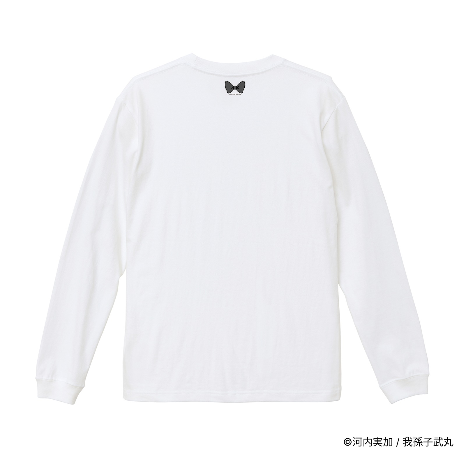 人形はこたつで推理する/プリントシーンロングTシャツ(カラーイラスト)/ホワイト