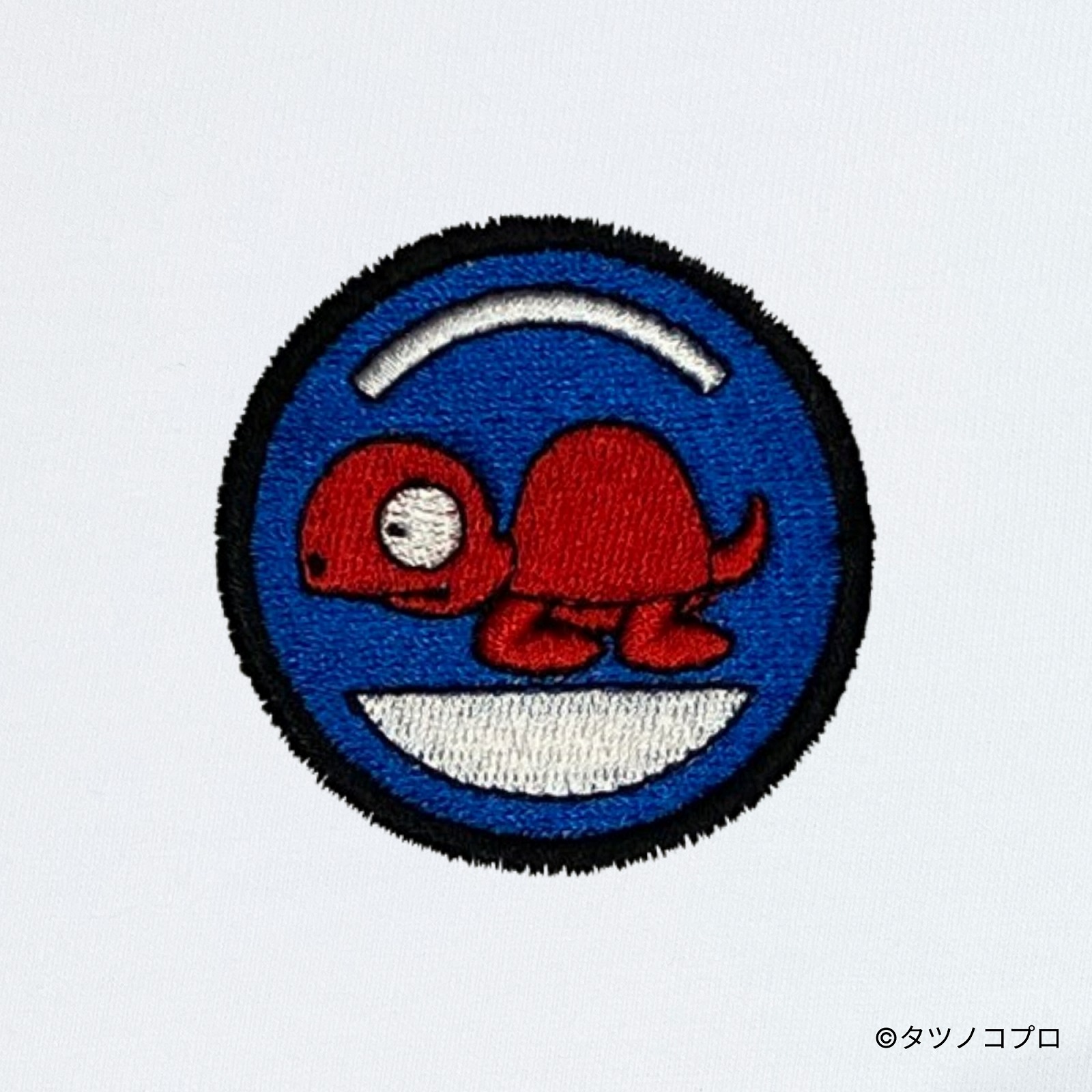 未来警察ウラシマン/刺繍ロゴTシャツ(ジャケットワッペン)/ホワイト