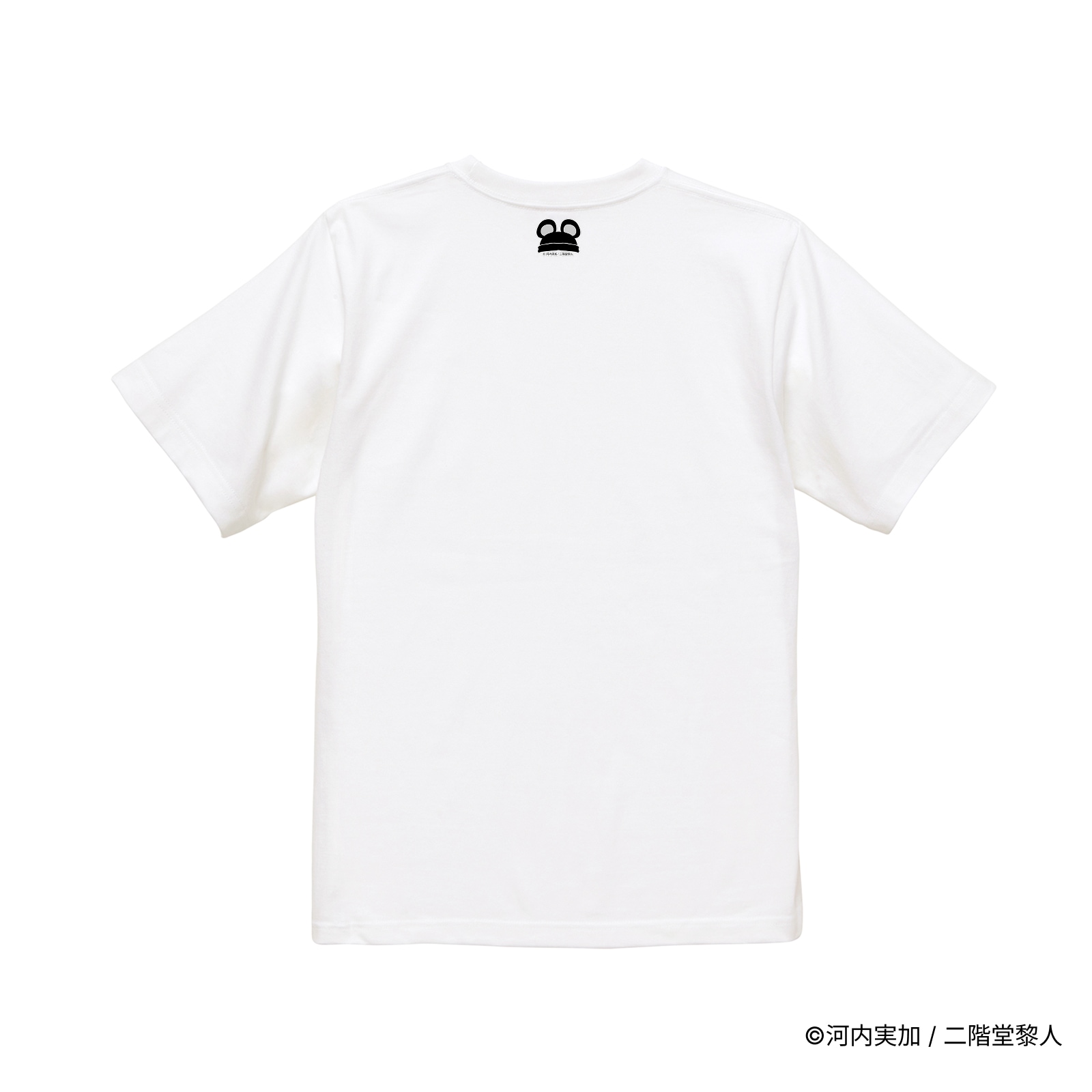 渋柿信介の事件簿/プリントシーンTシャツ(モノクロイラスト)/ホワイト
