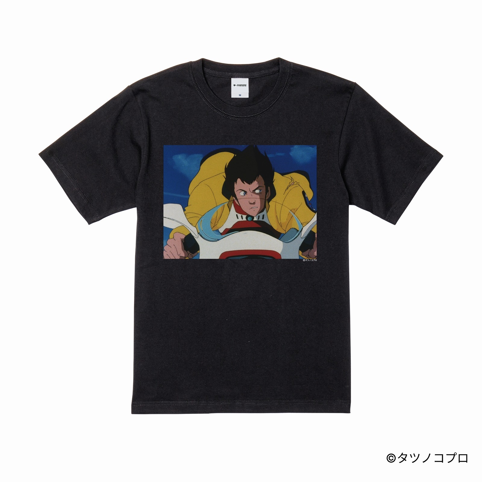 未来警察ウラシマン/プリントシーンTシャツ(リュウ)/ブラック