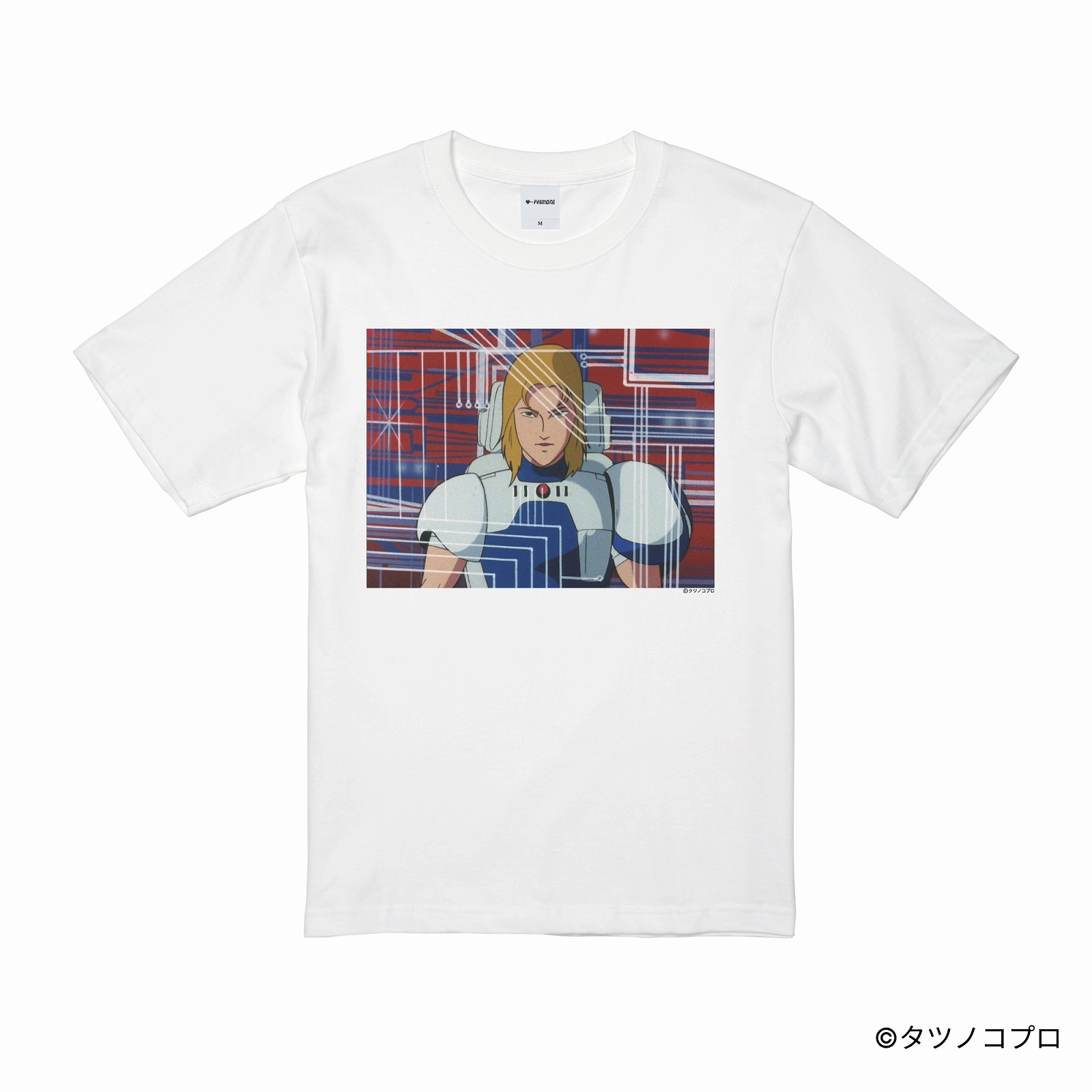 未来警察ウラシマン/プリントシーンTシャツ(クロード)/ホワイト