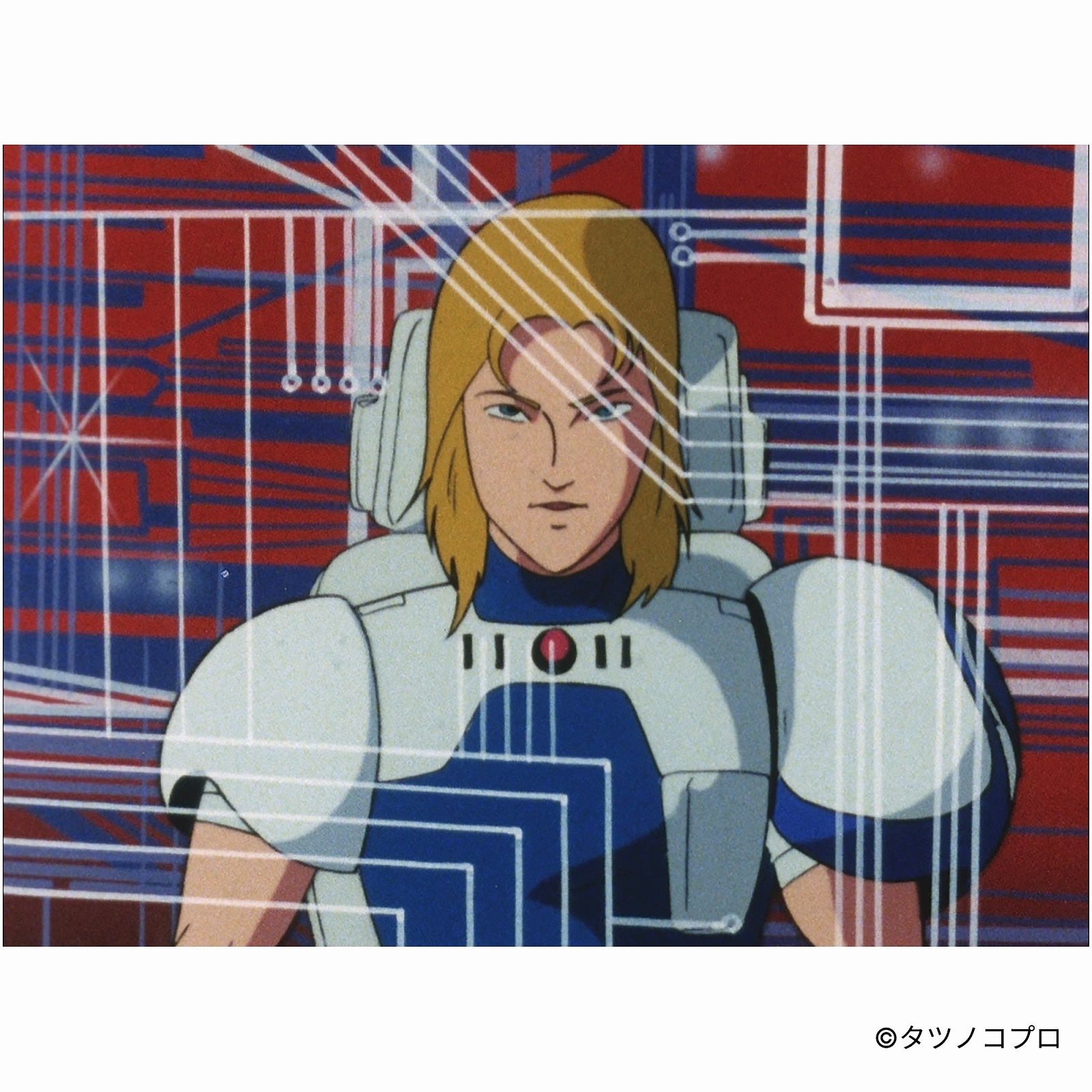 未来警察ウラシマン/プリントシーンTシャツ(クロード)/ホワイト