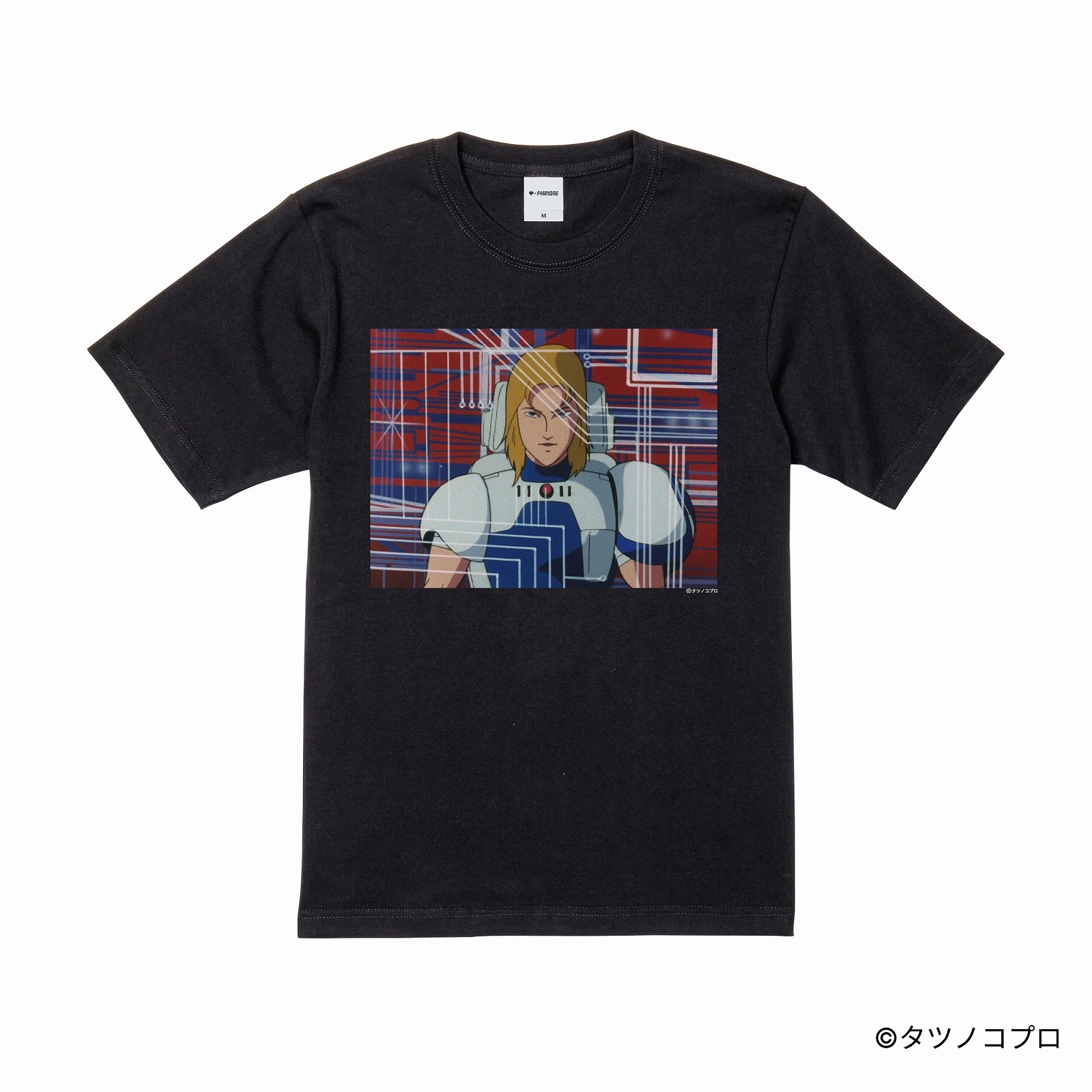 未来警察ウラシマン/プリントシーンTシャツ(クロード)/ブラック