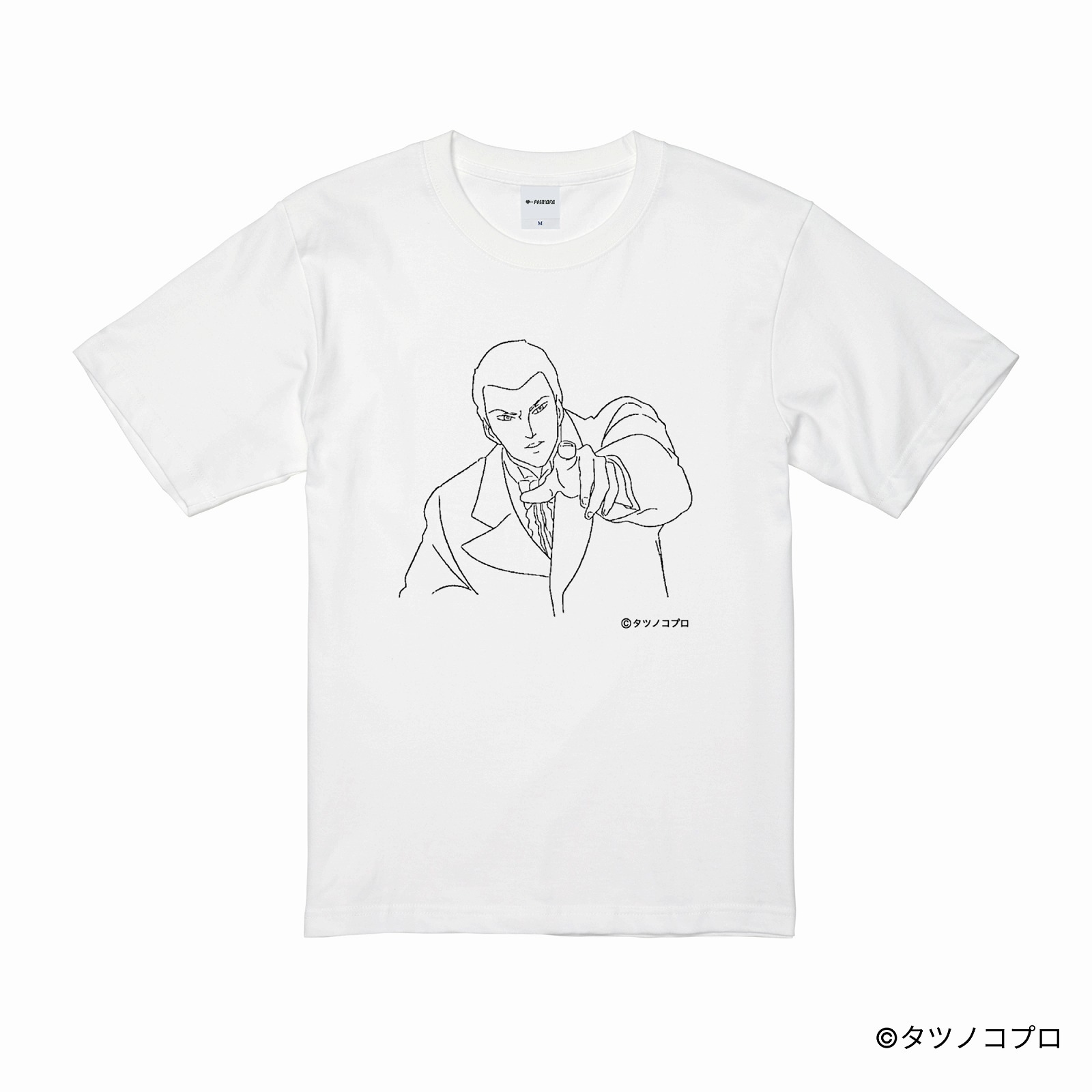未来警察ウラシマン/プリントドローイングTシャツ(ルードビッヒ)/ホワイト