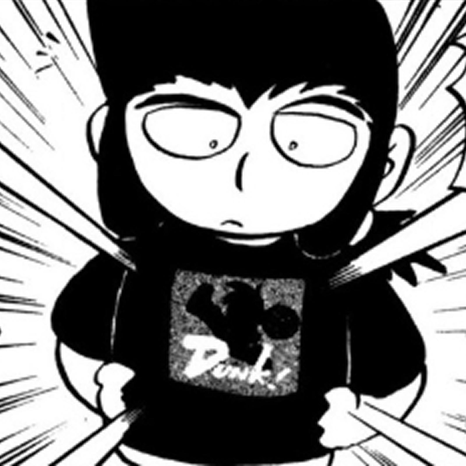DANDANだんく！/プリントプロップTシャツ(チームT Ver.1)/ブラック