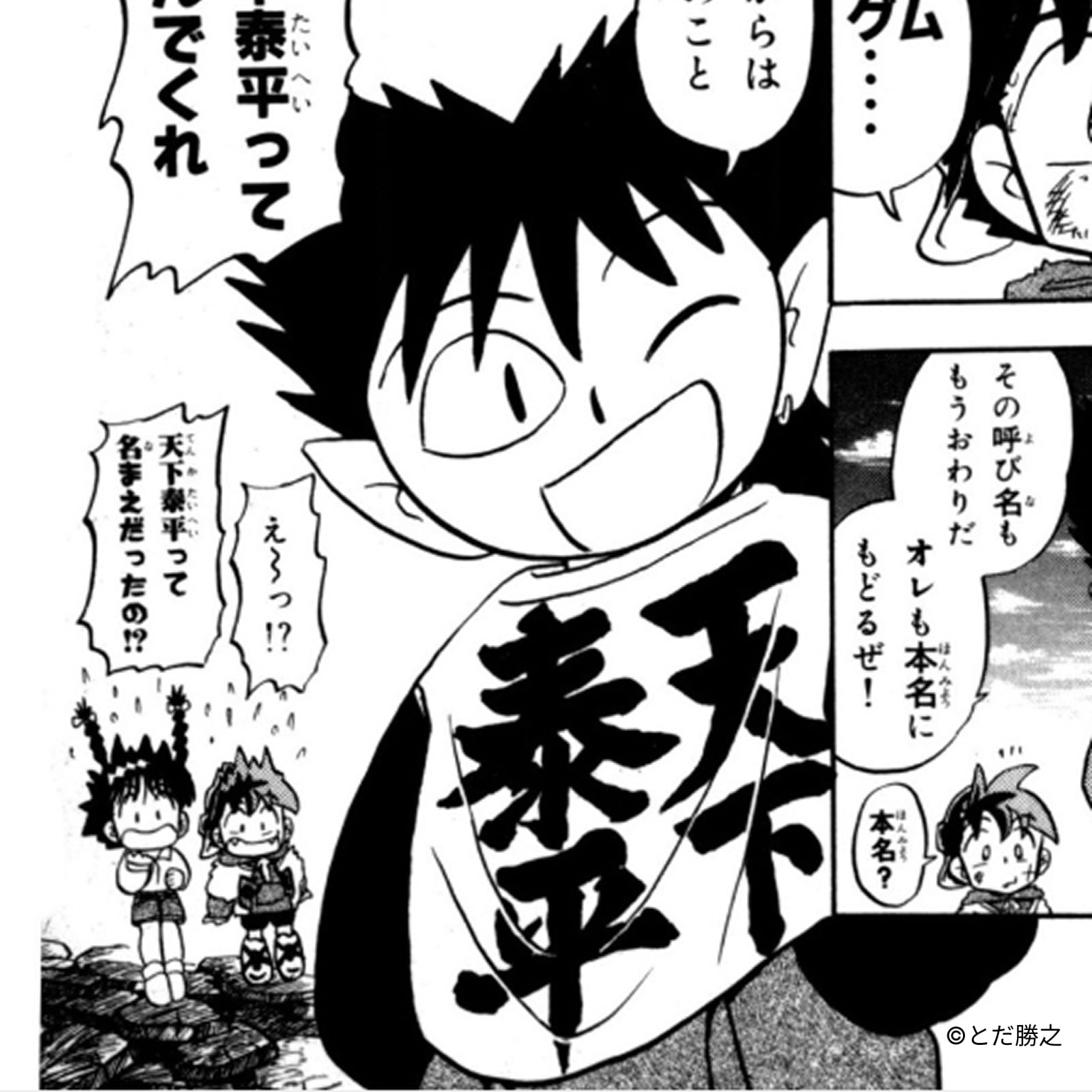 DANDANだんく！/プリントプロップTシャツ(天下泰平)/ホワイト
