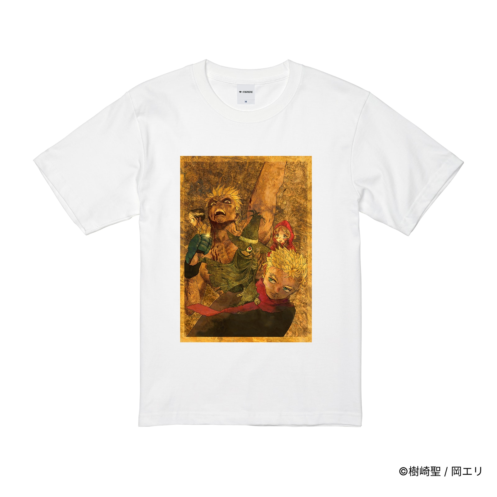 ZOMBIEMEN/プリントカラーTシャツ(完全版カバー)/ホワイト