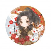 魔道祖師アニメ-新春缶バッジ 江厭離ジャン・イエンリー 魔道