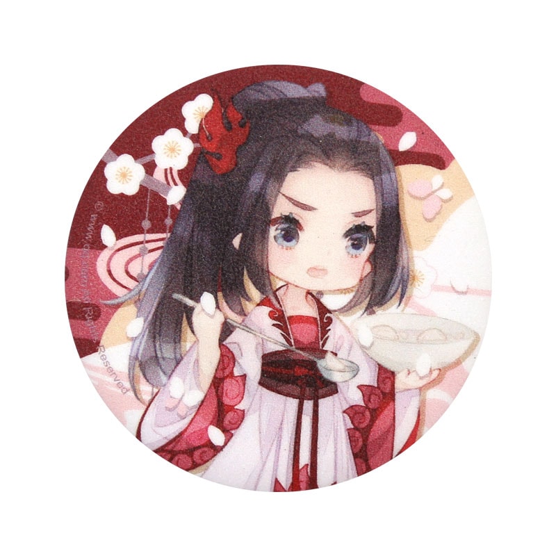 魔道祖師アニメ-新春缶バッジ 温情 ウェン・チン 魔道祖師アニメ