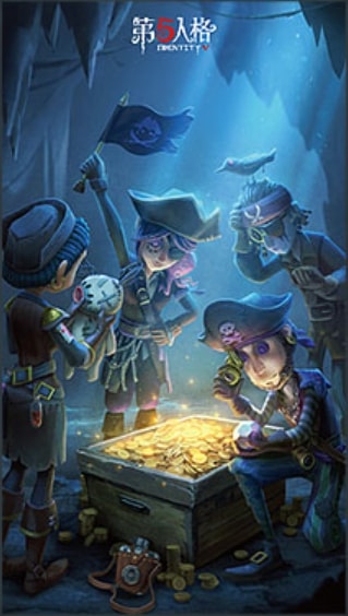 IdentityV 第五人格 ポストカードシリーズ 深淵の秘宝-海賊