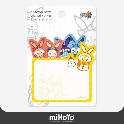 崩壊3rd ホムファミリー付箋 崩壊3rd,文房具 fantasy village OFFICIAL