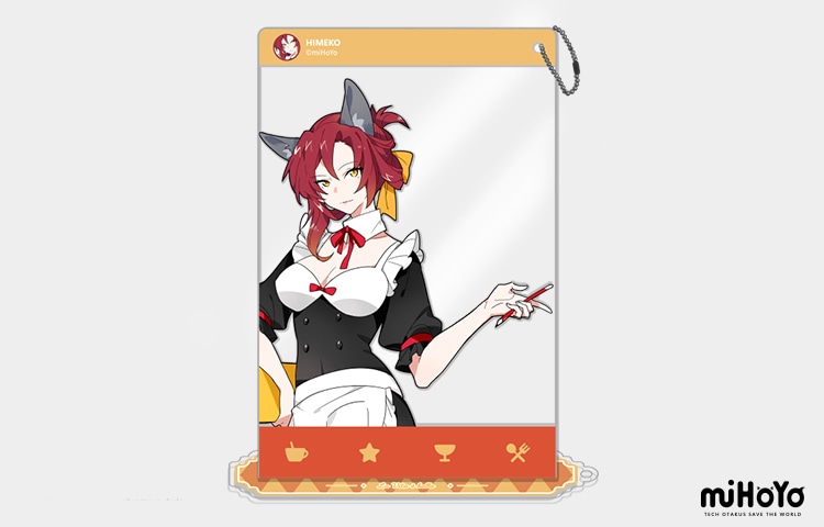 崩壊3rd ふわふわカフェシリーズ スタンド アクリルカード 姫子 崩壊 