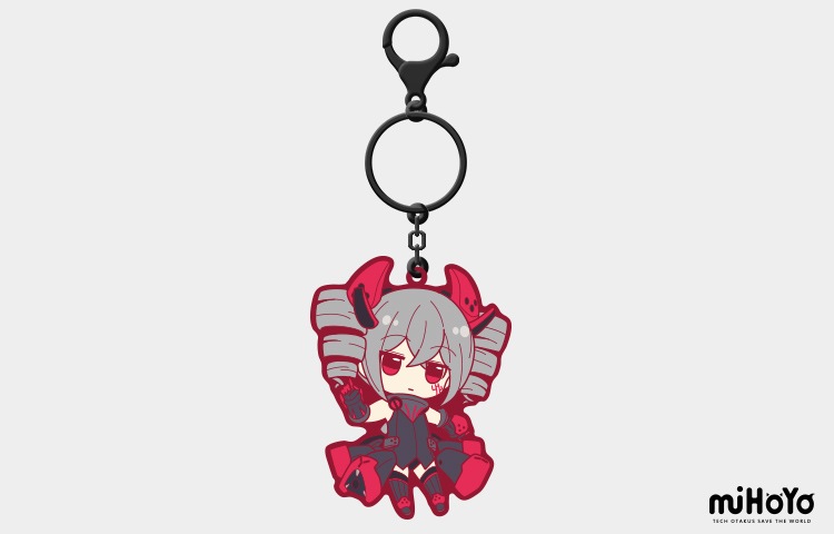 崩壊3rd 戦乙女 ラバーキーホルダー ブローニャ 黒核侵食 崩壊3rd