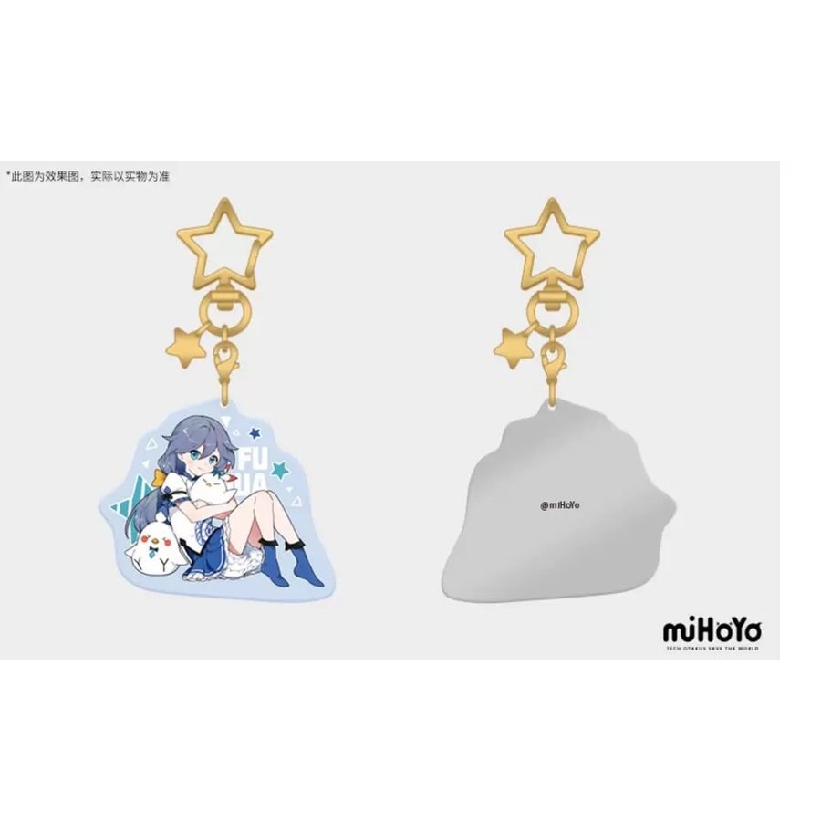 崩壊 フカ キーホルダー】HOT ! 崩壊学園 崩壊3rd レア アクスタ フカ 幼年