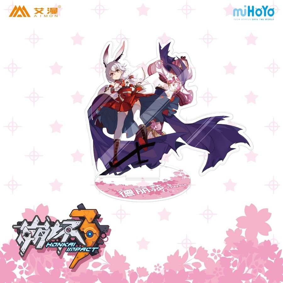 崩壊3rd アクリルスタンド-テレサ 桜火輪舞 崩壊3rd,キャラグッズ