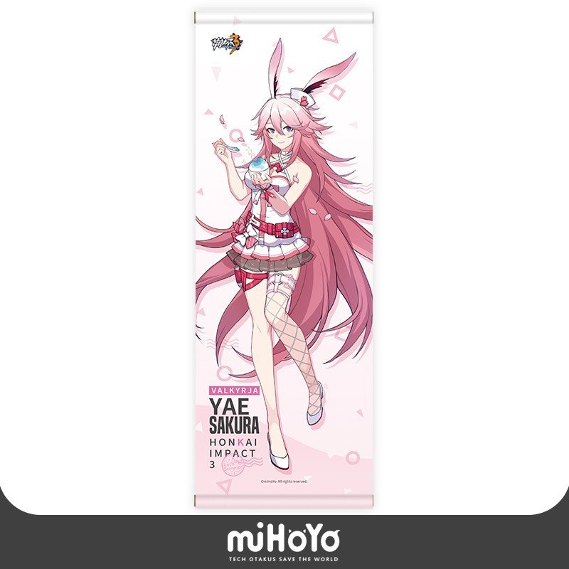 崩壊3rd⬛︎のんびりサマーシリーズ　八重桜　タペストリー 崩壊3rd サマーメモリー タペストリー 八重桜 崩壊3rd,キャラグッズ