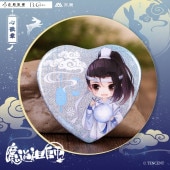 魔道祖師 カラオケの鉄人コラボ　ハート　缶バッジ　アクリルキーホルダー金凌12点 大河幻想ラジオドラマ「魔道祖師」描き下ろしスライドアクリル