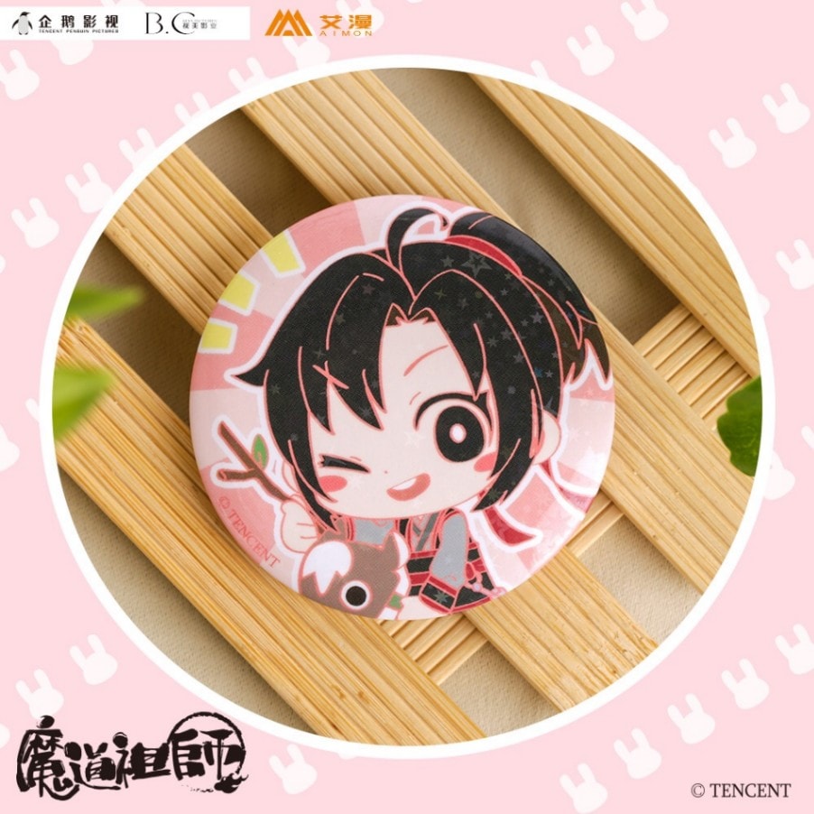 魔道祖師アニメ-幼年缶バッジ 魏無羨 ウェイ・ウーシエン 魔道