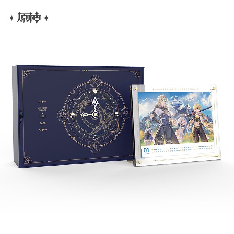 原神】原神シリーズ 2022記念カレンダー Genshin 原神,キャラグッズ 
