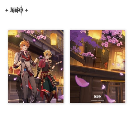 原神 クリアファイル Genshin 霧の海と謎の秘境 原神,文房具 fantasy